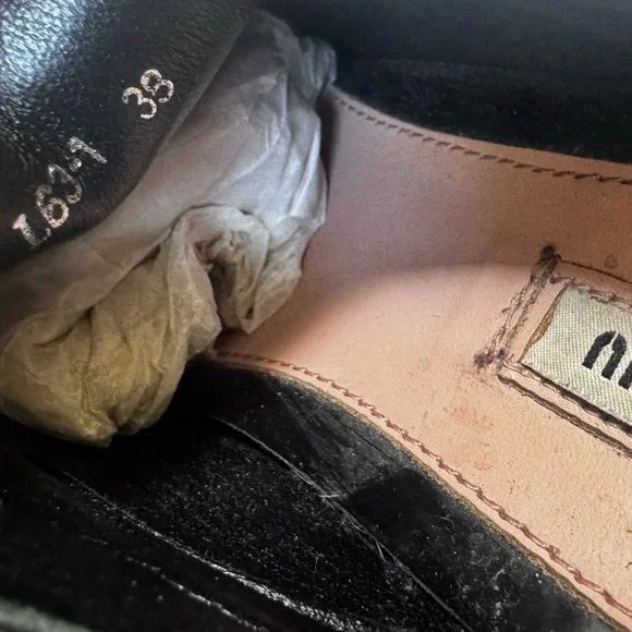 Miu Miu Patent Leather Vernis Rubber Cap Toe Platform Sneakers Flats Shoe Lace 8 - Picture 12 of 16